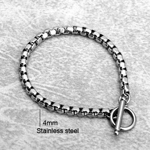 Stainless steel bracelet/couple/women/bileklik/femmeStainless Steel Bracelet Bangle pulsera hombre for women mens bracelets 2019