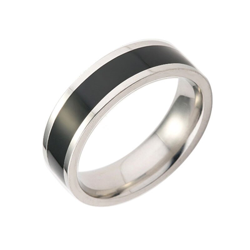 Female engagement couple balance element stainless steel  wedding ring for women bijouterie alliance valentine gift