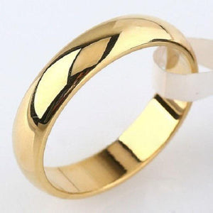 2019 Gold Wedding Bands Ring for Women Men Jewelry